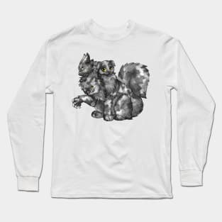 CerPURRus: Salt & Pepper Long Sleeve T-Shirt